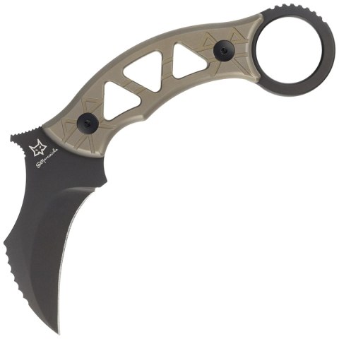 Nóż FOX Tribal K Karambit Titanium Bronze, Black PVD M390 by Doug Marcaida (FX-803 TiPVD) Nóż FOX Tribal K Karambit Titanium Bronze, Black PVD M390 by Doug Marcaida (FX-803 TiPVD)