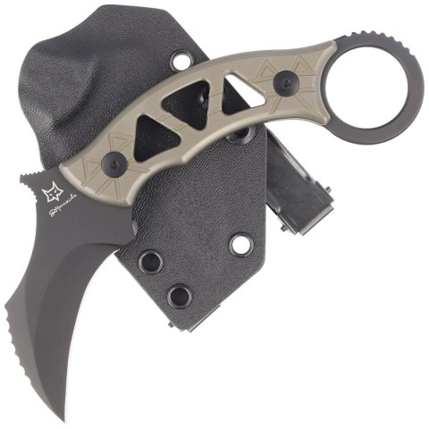 Nóż FOX Tribal K Karambit Titanium Bronze, Black PVD M390 by Doug Marcaida (FX-803 TiPVD) Nóż FOX Tribal K Karambit Titanium Bronze, Black PVD M390 by Doug Marcaida (FX-803 TiPVD)