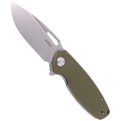 Nóż Kubey Knife Tityus, Green G10, Bead Blasted D2 (KU322B) Nóż Kubey Knife Tityus, Green G10, Bead Blasted D2 (KU322B)
