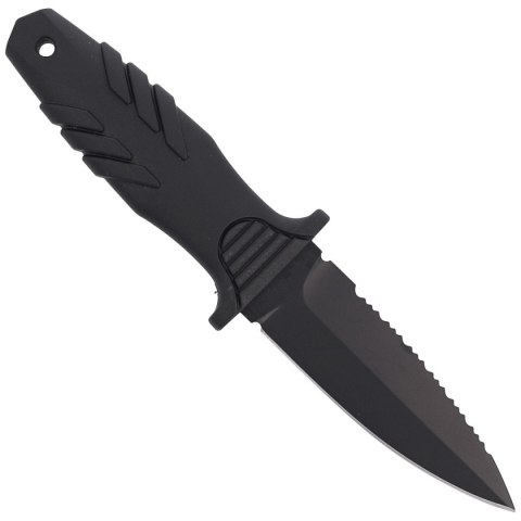 Nóż nurkowy Fox Tactical Elementum Dagger PP+TPE Black, Black Blade (FX-647 S) Nóż nurkowy Fox Tactical Elementum Dagger PP+TPE Black, Black Blade (FX-647 S)
