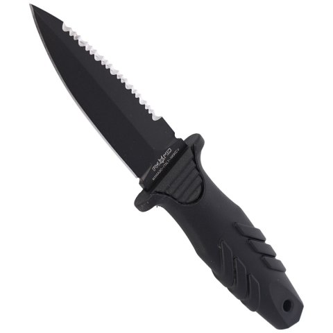 Nóż nurkowy Fox Tactical Elementum Dagger PP+TPE Black, Black Blade (FX-647 S) Nóż nurkowy Fox Tactical Elementum Dagger PP+TPE Black, Black Blade (FX-647 S)