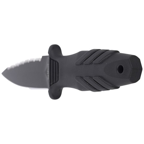 Nóż nurkowy Fox Tactical Elementum Dagger PP+TPE Black, Black Blade (FX-647 S) Nóż nurkowy Fox Tactical Elementum Dagger PP+TPE Black, Black Blade (FX-647 S)
