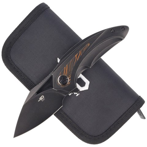 Nóż składany Bestech Nuke Black Titanium/Black Orange G10, Black Stonewashed M390 by Kombou (BT2107E) Nóż składany Bestech Nuke Black Titanium/Black Orange G10, Black Stonewashed M390 by Kombou (BT2107E)