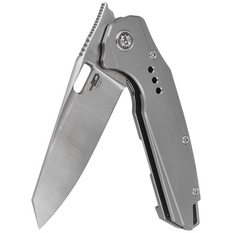 Nóż składany Bestech Nyxie Grey Titanium, Stonewashed/Satin CPM S35VN by Todd Knife and Tool (BT2209A)