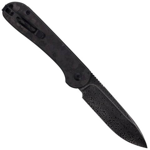 Nóż składany CIVIVI Button Lock Elementum Marble Carbon Fiber Black, Black Damascus (C2103DS-3) Nóż składany CIVIVI Button Lock Elementum Marble Carbon Fiber Black, Black Damascus (C2103DS-3)