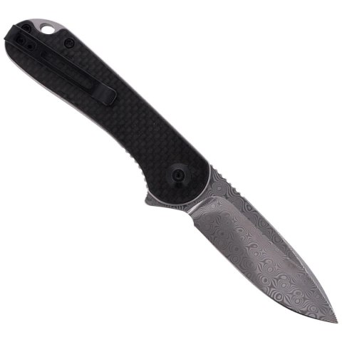Nóż składany CIVIVI Elementum Flipper Twill Carbon Fiber / Black G10, Damascus (C907DS) Nóż składany CIVIVI Elementum Flipper Twill Carbon Fiber / Black G10, Damascus (C907DS)