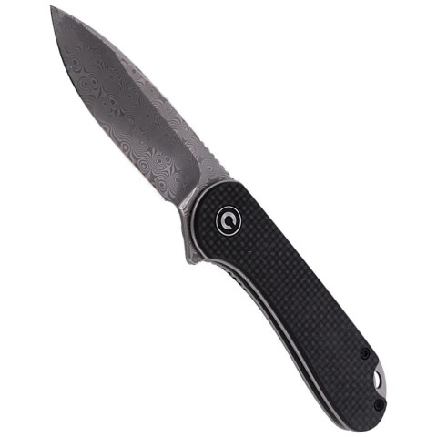 Nóż składany CIVIVI Elementum Flipper Twill Carbon Fiber / Black G10, Damascus (C907DS) Nóż składany CIVIVI Elementum Flipper Twill Carbon Fiber / Black G10, Damascus (C907DS)