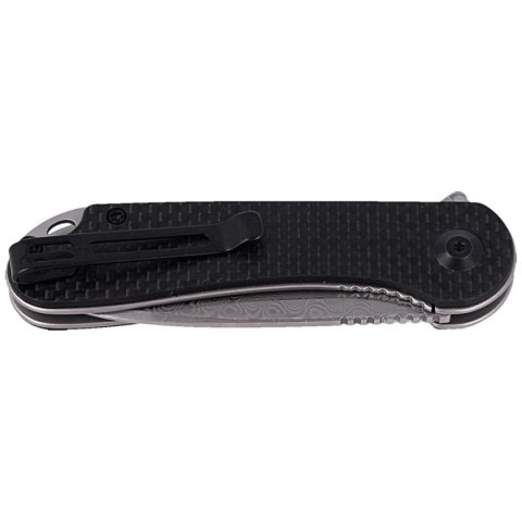 Nóż składany CIVIVI Elementum Flipper Twill Carbon Fiber / Black G10, Damascus (C907DS) Nóż składany CIVIVI Elementum Flipper Twill Carbon Fiber / Black G10, Damascus (C907DS)