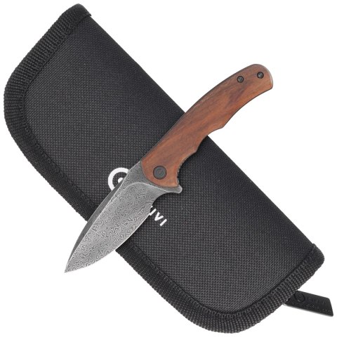 Nóż składany Civivi Mini Praxis Guibourtia Wood, Black Hand Rubbed Damascus (C18026C-DS1) Nóż składany Civivi Mini Praxis Guibourtia Wood, Black Hand Rubbed Damascus (C18026C-DS1)