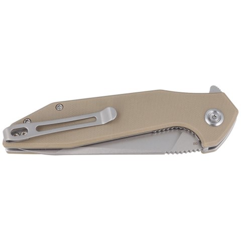 Nóż składany Kubey Nova Tan G10, Bead Blasted D2 (KU117I) Nóż składany Kubey Nova Tan G10, Bead Blasted D2 (KU117I)