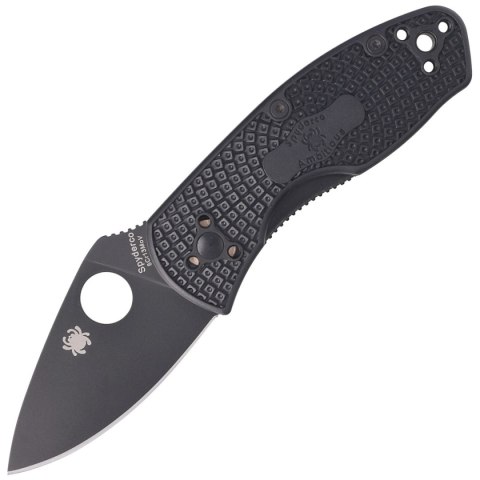 Nóż składany Spyderco Ambitious Black FRN, Black Blade 8Cr13MoV (C148PBBK) Nóż składany Spyderco Ambitious Black FRN, Black Blade 8Cr13MoV (C148PBBK)