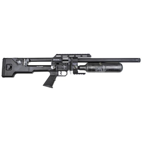 Wiatrówka PCP Reximex Throne Gen 2 Carbon z regulatorem i tłumikiem 5.5 mm Wiatrówka PCP Reximex Throne Gen 2 Carbon z regulatorem i tłumikiem 5.5 mm