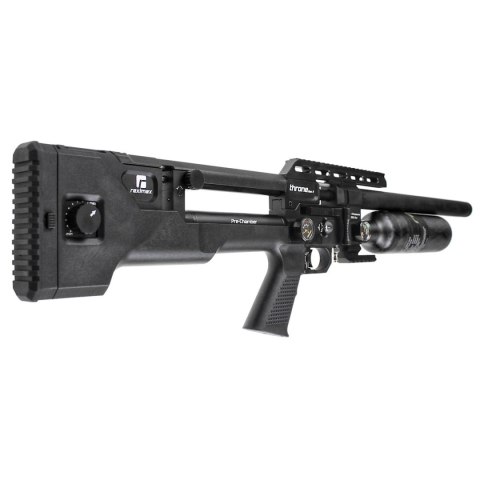 Wiatrówka PCP Reximex Throne Gen 2 Carbon z regulatorem i tłumikiem 5.5 mm Wiatrówka PCP Reximex Throne Gen 2 Carbon z regulatorem i tłumikiem 5.5 mm