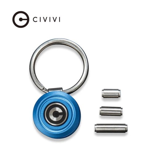 Brelok do kluczy Civivi Pocket Key Coin Organizer Blue Aluminium by Ostap Hel (C23056-2) Brelok do kluczy Civivi Pocket Key Coin Organizer Blue Aluminium by Ostap Hel (C23056-2)