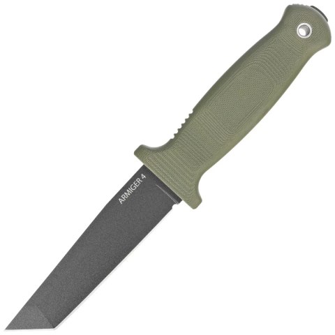 Nóż Demko Armiger 4 Tanto OD Green TPR, Black Powder Coated 80CrV2 by Andrew Demko (ARM4-80CrV2-OD-TP) Nóż Demko Armiger 4 Tanto OD Green TPR, Black Powder Coated 80CrV2 by Andrew Demko (ARM4-80CrV2-OD-TP)