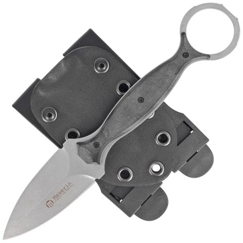 Nóż na szyje Maserin Neck Knife 922 Black G10, Black Stonewashed N690 by Russ Kommer (922/STW) Nóż na szyje Maserin Neck Knife 922 Black G10, Black Stonewashed N690 by Russ Kommer (922/STW)