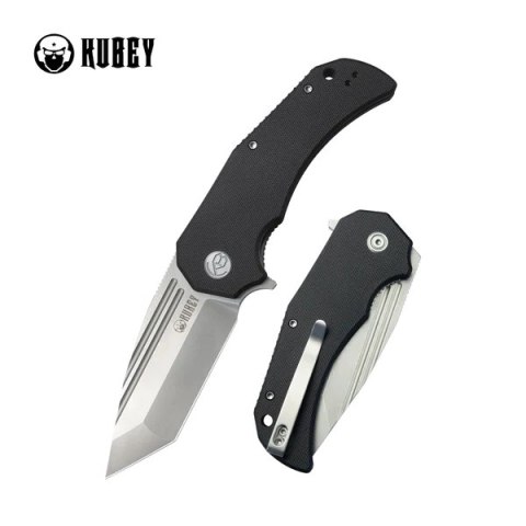 Nóż składany Kubey Bravo One Tanto Black G10, Beadblasted AUS-10 by Mikkel Willumsen (KU318A) Nóż składany Kubey Bravo One Tanto Black G10, Beadblasted AUS-10 by Mikkel Willumsen (KU318A)