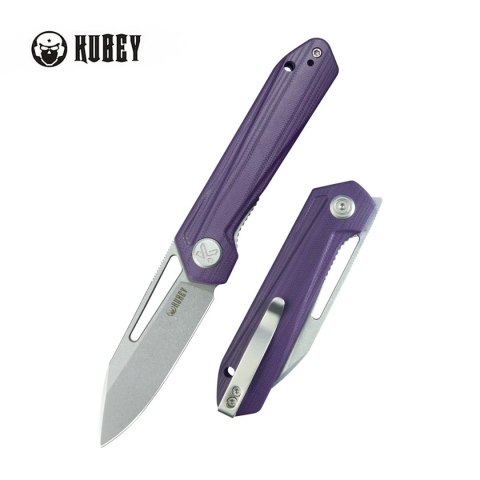 Nóż składany Kubey Royal Purple G10, Stonewashed 14C28N by Colin Maisonpierre (KU321U) Nóż składany Kubey Royal Purple G10, Stonewashed 14C28N by Colin Maisonpierre (KU321U)