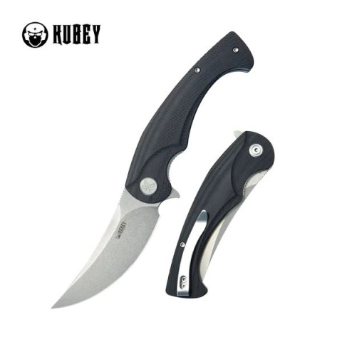 Nóż składany Kubey Scimitar Black G10, Bead Blasted 14C28N (KU173K) Nóż składany Kubey Scimitar Black G10, Bead Blasted 14C28N (KU173K)