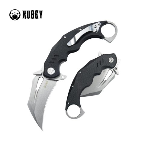 Nóż składany Kubey Wrath Black G10, Beadblasted 14C26N by MUZI Design (KU261A) Nóż składany Kubey Wrath Black G10, Beadblasted 14C26N by MUZI Design (KU261A)