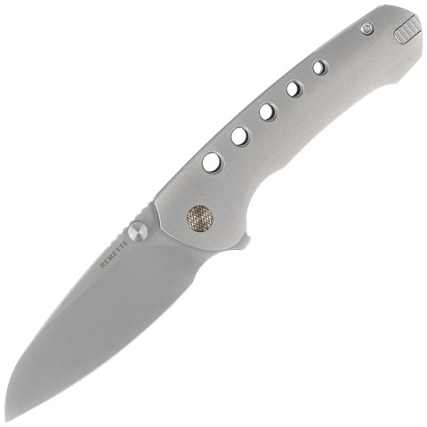 Nóż składany Remette RT-BEE-T w/Titanium Toothpick Gray Titanium, Hand Pearlescent M390 Nóż składany Remette RT-BEE-T w/Titanium Toothpick Gray Titanium, Hand Pearlescent M390