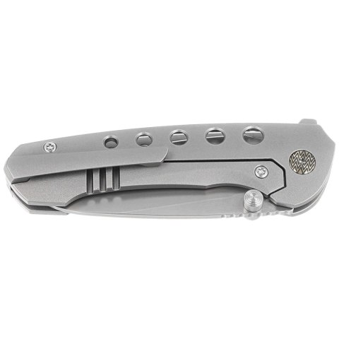 Nóż składany Remette RT-BEE-T w/Titanium Toothpick Gray Titanium, Hand Pearlescent M390 Nóż składany Remette RT-BEE-T w/Titanium Toothpick Gray Titanium, Hand Pearlescent M390