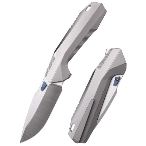 Nóż składany Remette RT-WK1-E Gray Titanium, Hand Grinding Satin M390 Nóż składany Remette RT-WK1-E Gray Titanium, Hand Grinding Satin M390