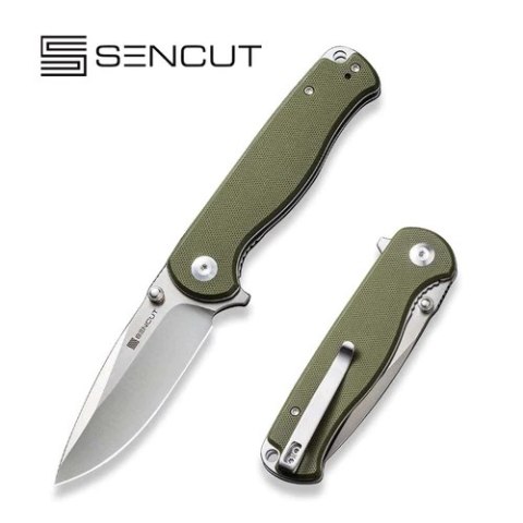 Nóż składany Sencut Errant Green G10, Satin 9Cr18MoV (S23054B-2) Nóż składany Sencut Errant Green G10, Satin 9Cr18MoV (S23054B-2)