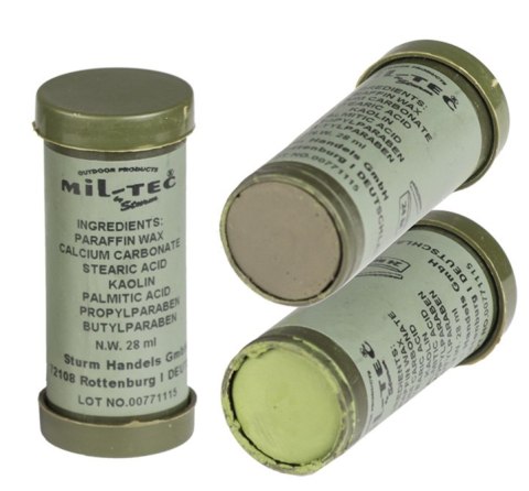 Farba maskująca w sztyfcie Mil-Tec, Olive/Brown (16340000) Farba maskująca w sztyfcie Mil-Tec, Olive/Brown (16340000)