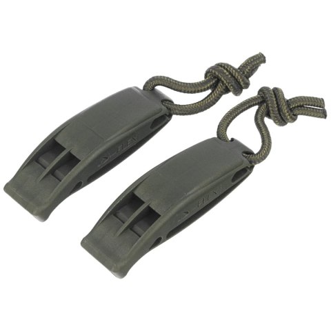 Gwizdek alarmowy Mil-Tec Signaling Whistle Tactical MOLLE Olive 2 szt. (16328601) Gwizdek alarmowy Mil-Tec Signaling Whistle Tactical MOLLE Olive 2 szt. (16328601)
