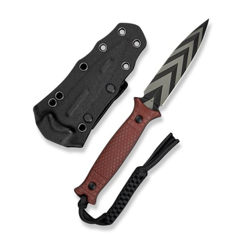 Nóż Civivi Perfrico Burgundy G10, Black/Gray Striped 14C28N (C23026-3) Nóż Civivi Perfrico Burgundy G10, Black/Gray Striped 14C28N (C23026-3)