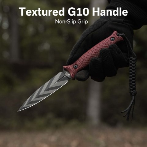 Nóż Civivi Perfrico Burgundy G10, Black/Gray Striped 14C28N (C23026-3) Nóż Civivi Perfrico Burgundy G10, Black/Gray Striped 14C28N (C23026-3)