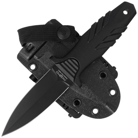 Nóż Fox FKMD Tactical Elementum Dagger D/E Black PP/TPE, Black Idroglider N690Co (FX-647 AF) Nóż Fox FKMD Tactical Elementum Dagger D/E Black PP/TPE, Black Idroglider N690Co (FX-647 AF)