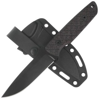 Nóż Spartan Blades Alala Black Canvas Micarta, Black Powder 1095 Cro-Van by Curtis Iovito (SBSL004BKBK)