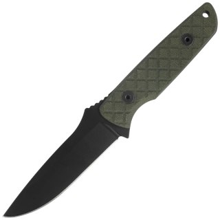 Nóż Spartan Blades Alala Green Canvas Micarta, Black Powder 1095 Cro-Van by Curtis Iovito (SBSL004BKGR)