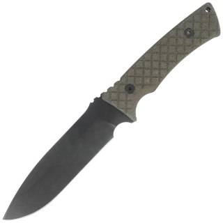 Nóż Spartan Blades Damysus Green Canvas Micarta, Black Powder 1095 Cro-Van by Curtis Iovito (SBSL003BKGR)