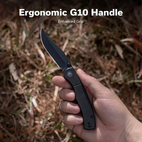 Nóż składany Civivi Clingman Black G10, Black Stonewashed Nitro-V by Taylor Martin Best Damn EDC (C23065-1) Nóż składany Civivi Clingman Black G10, Black Stonewashed Nitro-V by Taylor Martin Best Damn EDC (C23065-1)