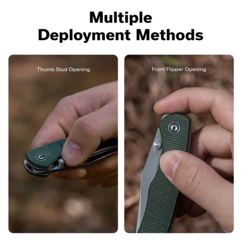 Nóż składany Civivi Clingman Green Canvas Micarta, Satin Nitro-V by Taylor Martin Best Damn EDC (C23065-4) Nóż składany Civivi Clingman Green Canvas Micarta, Satin Nitro-V by Taylor Martin Best Damn EDC (C23065-4)