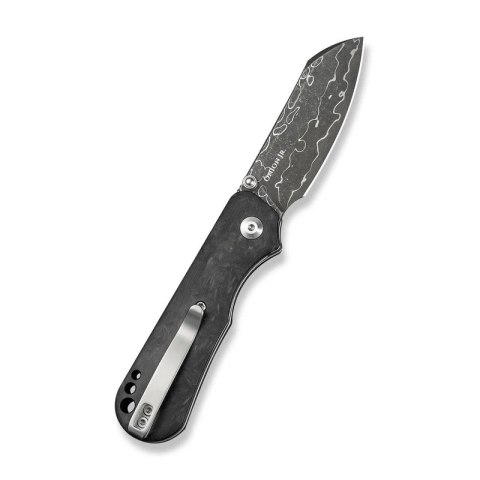 Nóż składany Civivi Crabby Shredded Carbon Fiber, Damascus by Ken Onion Jr. (C24055-DS1)