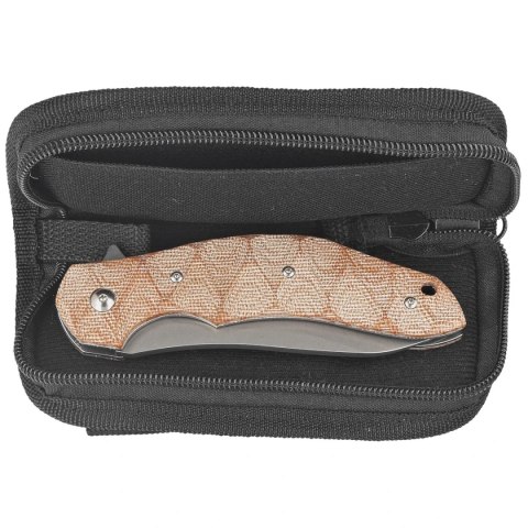 Nóż składany Fox Flipper Natural Micarta, Acid Stonewashed N690Co by Jens Ansø (FX-302 MIN) Nóż składany Fox Flipper Natural Micarta, Acid Stonewashed N690Co by Jens Ansø (FX-302 MIN)
