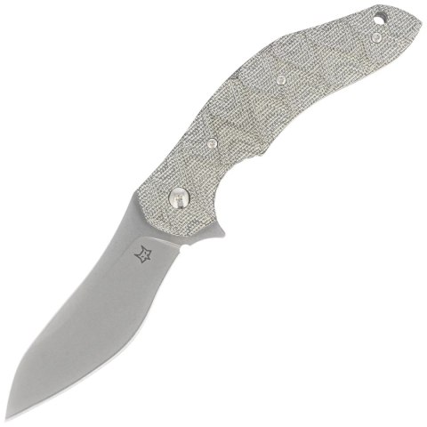 Nóż składany Fox Flipper OD Green Canvas Micarta, Acid Stonewashed N690Co by Jens Ansø (FX-302 MOD) Nóż składany Fox Flipper OD Green Canvas Micarta, Acid Stonewashed N690Co by Jens Ansø (FX-302 MOD)