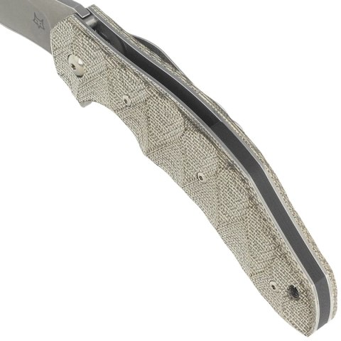 Nóż składany Fox Flipper OD Green Canvas Micarta, Acid Stonewashed N690Co by Jens Ansø (FX-302 MOD) Nóż składany Fox Flipper OD Green Canvas Micarta, Acid Stonewashed N690Co by Jens Ansø (FX-302 MOD)
