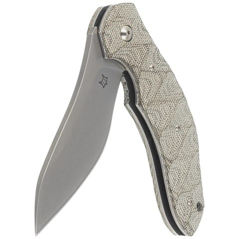 Nóż składany Fox Flipper OD Green Canvas Micarta, Acid Stonewashed N690Co by Jens Ansø (FX-302 MOD) Nóż składany Fox Flipper OD Green Canvas Micarta, Acid Stonewashed N690Co by Jens Ansø (FX-302 MOD)