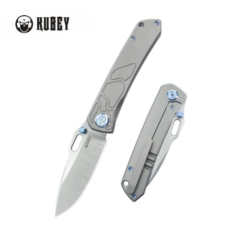 Nóż składany Kubey Blackout Gray Titanium, Satin M390 by Dmitry Osarenko (KB259A) Nóż składany Kubey Blackout Gray Titanium, Satin M390 by Dmitry Osarenko (KB259A)