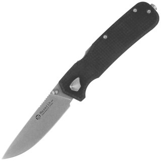 Nóż składany Maserin 630 Pulse Black Micarta, Stonewashed MagnaCut by Igor Bortolussi (630/MCN)