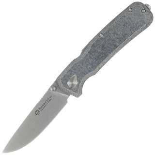 Nóż składany Maserin 630 Pulse Denim Jeans Micarta, Stonewashed MagnaCut by Igor Bortolussi (630/MCJ)