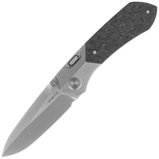 Nóż składany Remette RTPT-E Gray Titanium/Shredded Carbon Fiber, Pearlescent M390