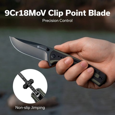 Nóż składany Sencut Regnator Green/Black G10, Black 9Cr18MoV (S24057-2) Nóż składany Sencut Regnator Green/Black G10, Black 9Cr18MoV (S24057-2)
