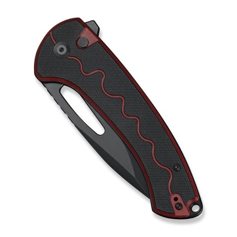 Nóż składany Sencut Squiggy Burgundy/Black G10, Black 9Cr18MoV (S24082A-3) Nóż składany Sencut Squiggy Burgundy/Black G10, Black 9Cr18MoV (S24082A-3)