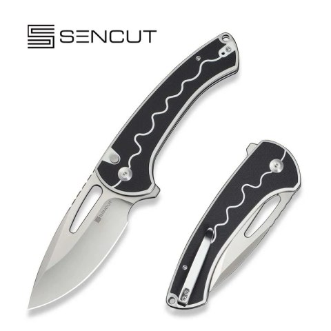 Nóż składany Sencut Squiggy White/Black G10, Satin 9Cr18MoV (S24082A-1) Nóż składany Sencut Squiggy White/Black G10, Satin 9Cr18MoV (S24082A-1)